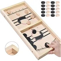Comprar Fast Sling Puck Game , Table Desktop Battle Wooden Hock...