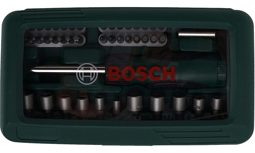 Juego De Destornilladores Bosch 46 Piezas Soporte Universal