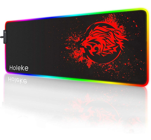 Rgb Juego Mousepad Llevado Cojín De Ratón Grandes Alm...