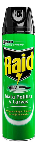 Aerosol Insecticida Mata Polillas Y Larvas 390 Ml Raid