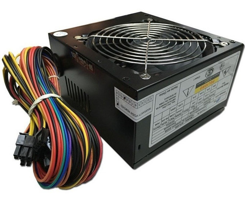 Imagen 1 de 7 de Fuente Alimentacion Para Pc 600w Noga Atx Pcreg