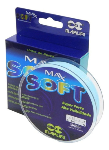 Linha De Pesca Max Soft - 300m 0.57mm/ 40,0lb - Maruri