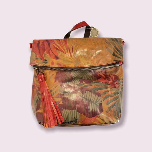 Cartera Patricia Nash  Sueño Tropical  Cuero De Ley 