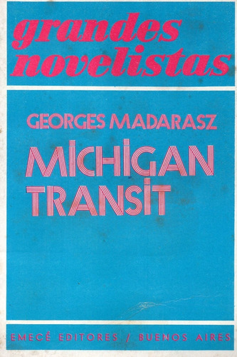Michigan Transit De Georges Madarasz - Nuevo