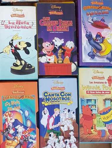 Coleccion 41 Vhs Todo Disney Videofantasia