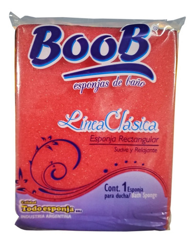 Esponja De Baño Ducha - Pack X 24 - Linea Boob 13x7.5x3.5 Cm