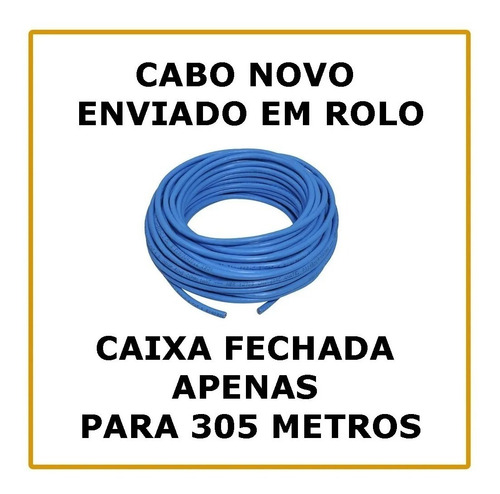 Cabo De Rede Utp Furukawa Cat5e Cmx Soho Plus 20 Metros