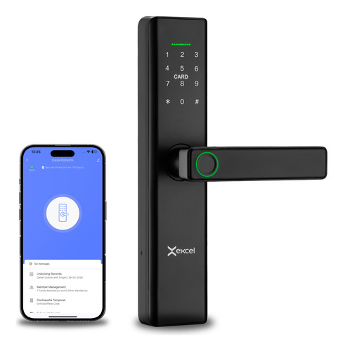 Cerradura Inteligente Wifi Y Huella Digital Excel Sl210