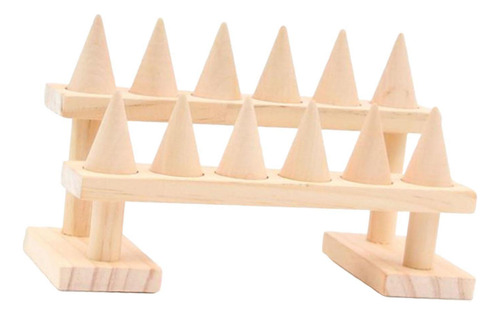 Organizador De Joyería De Anillo De 2 Nivel 21cmx9cmx8cm