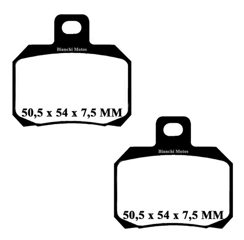 Pastilla Freno Ducati 1200 Multistrada 10-14 Bianchi Motos