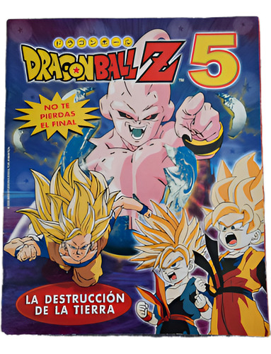 Álbum Dragon Ball Z 5 Completo Figuritas, Impecable! (Usado)