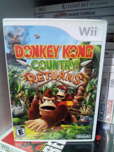 Juego Para Nintendo Wii Donkey Kong Country Returns Wiiu 