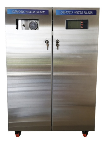 Osmosis 1200 Gpd Ultravioleta Gabinete Acero Filtro De Agua