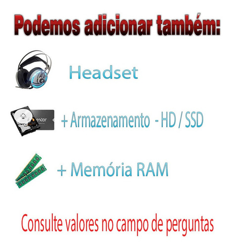 Pc Gamer Completo I7 8gb Ram Ssd 240gb Geforce 2gb Hdmi Wifi