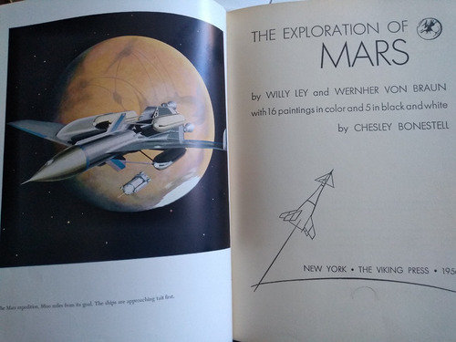 Libro De Colección La Exploración De Marte, Werner Von Braun