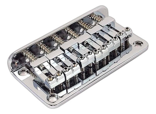 Ponte Fixa Cromada Standard Dolphin Para Guitarra