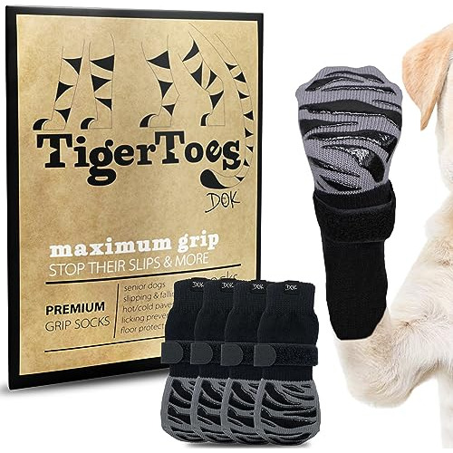 Dok Tigertoes Calcetines Antideslizantes De Alta Calidad Par