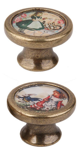 2 Uds., Pomo De Puerta Forma Forma Forma Vintage, Cajón,