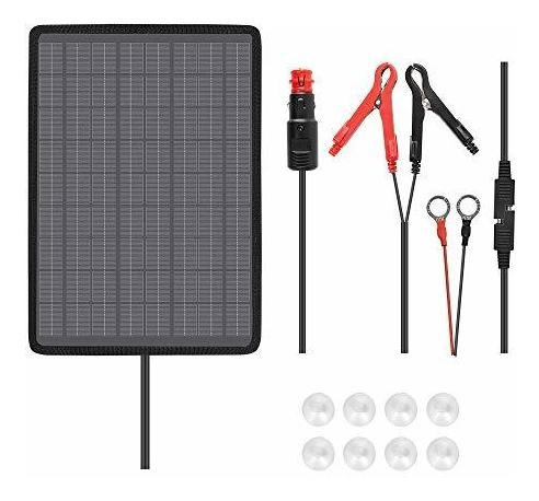 Renogy Cargador De Batería De Panel Solar Portátil De 10 W Y