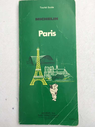Tourist Guide. Paris. Michelin. 1981.