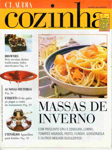 Cláudia Cozinha 429 *jun/97