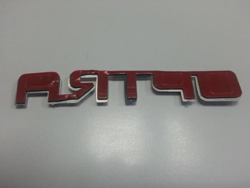 Emblema Optra Para La Maleta Cromado Nuevo!!!