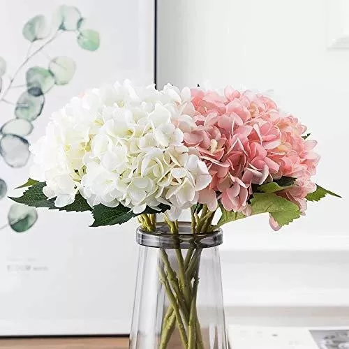 Ramo De Hortensias Artificiales, Flores De Seda P/fiesta 5 U - $ 491.11 en  Mercado Libre