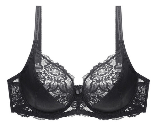 Brasier Copa Completa Con Aros Talla Grande Encaje Delimira
