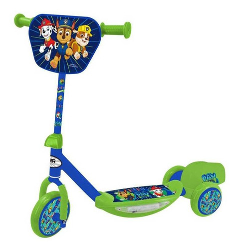 Scooter Monopatín 3 Ruedas C/ Burbujas Paw Patrol P/ Niño +3