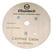 Comprar Bobina De Cable Utp Cat6 Outdoor  305mts Elisantech