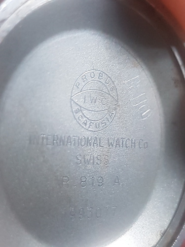 Relogio Iwc Vintage