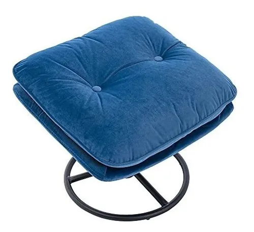 Mueble - Sillón Giratorio Con Otomana, Polibi, Moderno Sofá