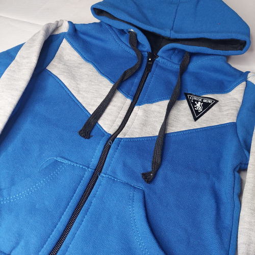 Campera Buzo Frisa De Bebé Con Capucha