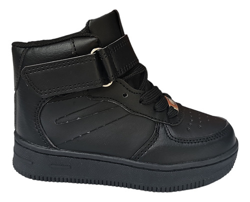 Zapatilla Escolar Unisex Negro (talla 25-36)