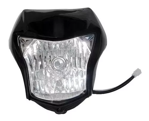 CARETA DE FAROL NEGRO PARA XR125