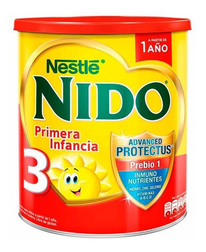 Pack X 3 Unid Leche En Polvo  3 800 Gr Nido