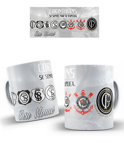 Imagem 2 de 2 de Canecas Personalizadas Corinthians !!!!