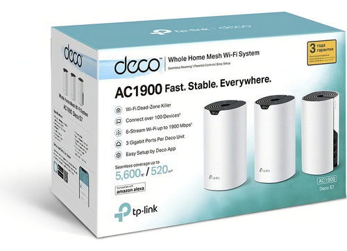 Router Deco S7(3-pack)(us) Ac1900 Whole Home Mesh Wifi Syste