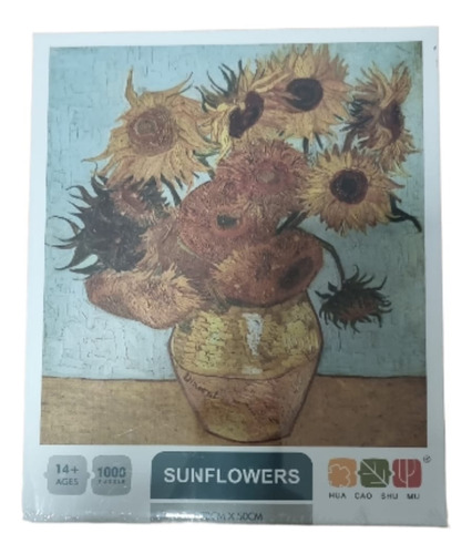 Rompecabezas 1000 Pzs Sunflowers Van Gogh Los Girasoles 