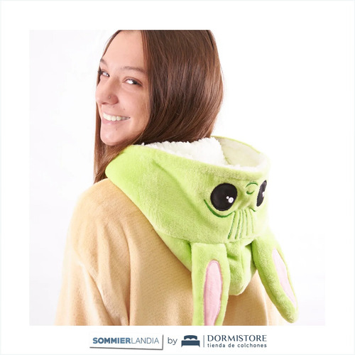 Pijama Maxi Buzo Piñata Flannel Corderito - Baby Yoda
