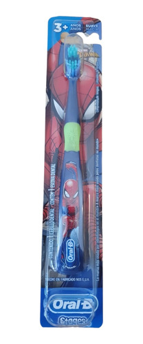 Cepillo De Dientes Infantil Oral-b Stages 3 Años Spider Man 