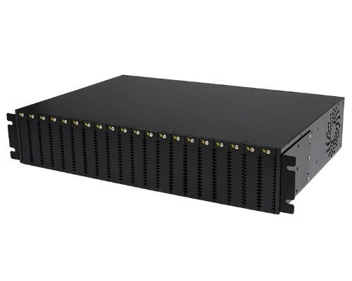 Convertidor Video Startech.com 20-slot 2u Rack Mount Media