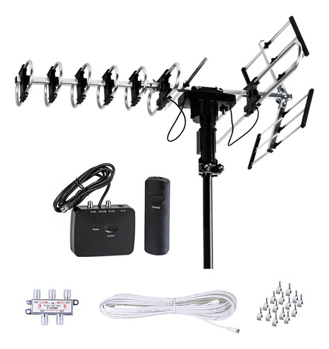 Five Star Antena Exterior Hd Tv De Hasta 200 Millas De Largo