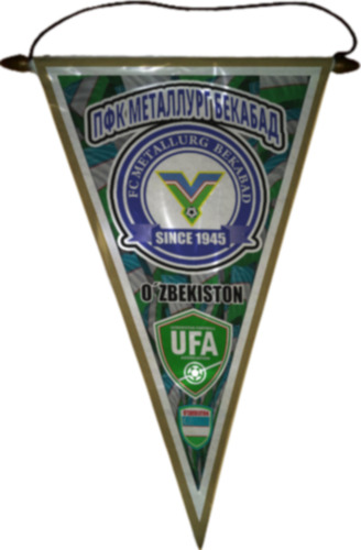 Banderin 37cm Full Color Futbol Uzbekistan Elegir Equipo Pfc Metallurg Bekabad Pfc Metallurg Bekabad