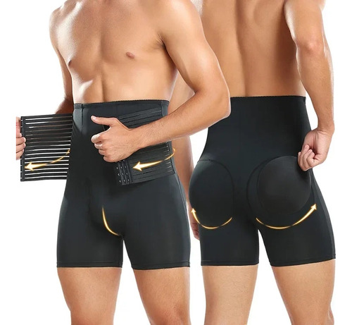 Bragas Shapewear Para Hombre, Con Almohadilla Para Cadera, C