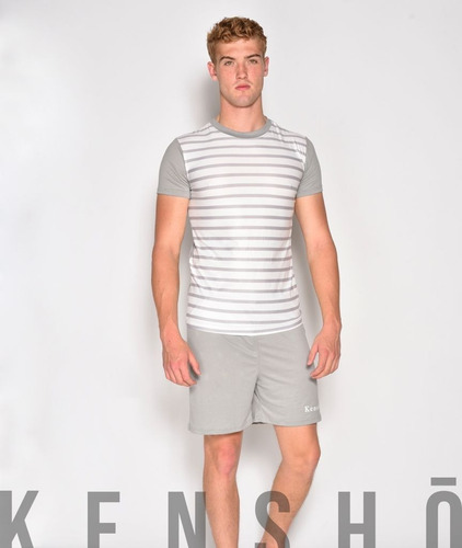 Imagen 5 de 8 de Pijama Short Parejas Gris Nueva Algodón Cómoda Fpx