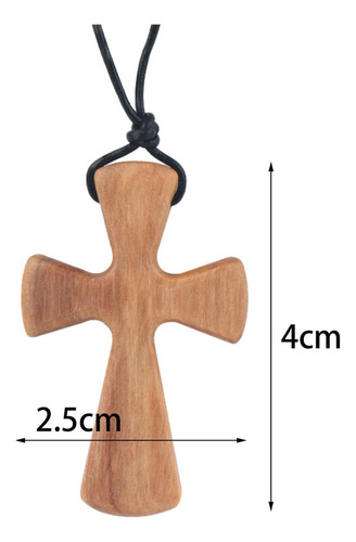 - V Collar De Cruz De Madera, Crucifijo De Madera, Regalo