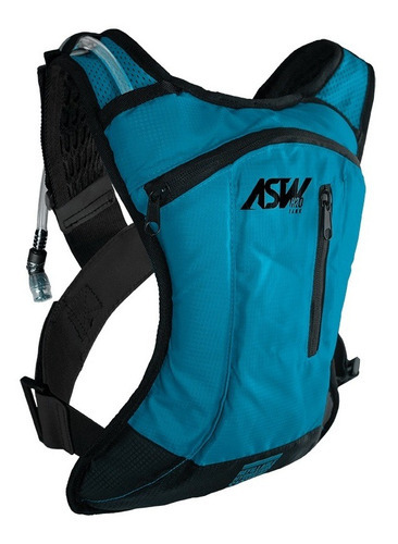 Mochila Bolsa Hidratação Asw Tank Lite 2l Azul