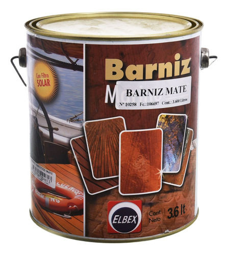 Barniz Marino Super Brillo Con Filtro Solar - Telecompras Sc