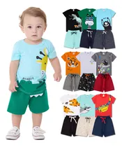 Comprar Kit 5 Conjuntos Roupa Infantil Menino Masculino Atacado 